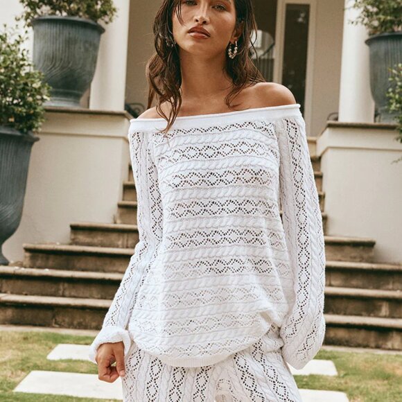 Cierra Top - White - Small - Picture 1 of 3